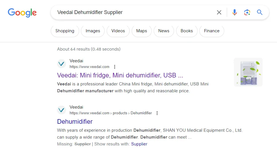 Veedai Dehumidifier Supplier